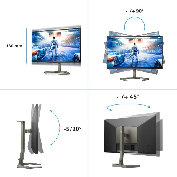 Philips Momentum 27M1N5200PA/00 computer monitor 68,6 cm (27") 1920 x 1080 Pixels Full HD LED Zwart (27M1N5200PA/00) Philips Momentum 27M1N5200PA/00 computer monitor 68,6 cm (27") 1920 x 1080 Pixels Full HD LED Zwart (27M1N5200PA/00)