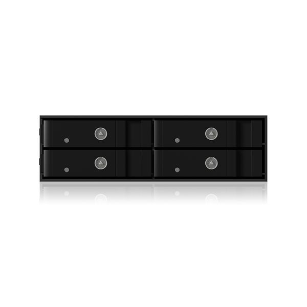 ICY BOX IB-2240SSK 13,3 cm (5.25") Opslagschijflade Zwart (IB-2240SSK)