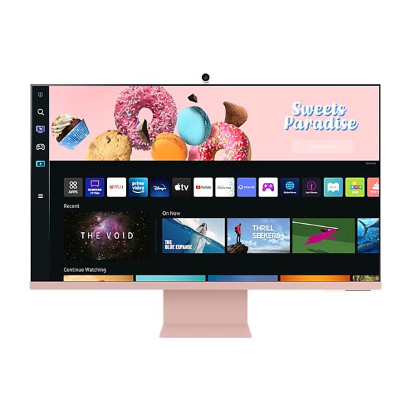 Samsung S32BM80PUU computer monitor 81,3 cm (32") 3840 x 2160 Pixels 4K Ultra HD LED Roze, Wit (LS32BM80PUUXEN) Samsung S32BM80PUU computer monitor 81,3 cm (32") 3840 x 2160 Pixels 4K Ultra HD LED Roze, Wit (LS32BM80PUUXEN)