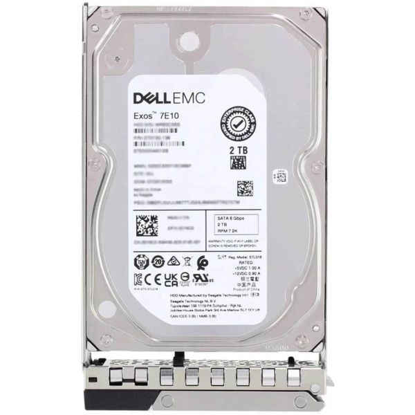Dell 2TB 7.2K 3.5" SATA 6G Harde Schijf (161-BBRC-RFB)