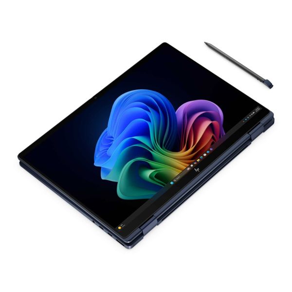 HP EBXFlG2i14AI X7 358H 14 32GB/1T PC In Copilot+ PC Intel Core Ultra X7 Hybride (2-in-1) 35,6 cm (14") Touchscreen WUXGA LPDDR5x-SDRAM 1 TB SSD Wi-Fi 7 (802.11be) Windows 11 Pro Blauw QWERTY (D8CQ2ET#ABH)