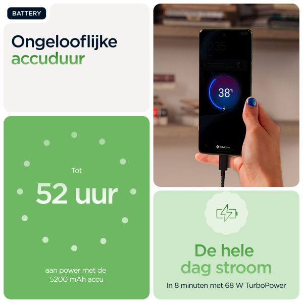 Motorola edge 60 16,9 cm (6.67") Dual SIM Android 15 5G USB Type-C 8 GB 256 GB 5200 mAh Groen (PB7H0003SE) Motorola edge 60 16,9 cm (6.67") Dual SIM Android 15 5G USB Type-C 8 GB 256 GB 5200 mAh Groen (PB7H0003SE)