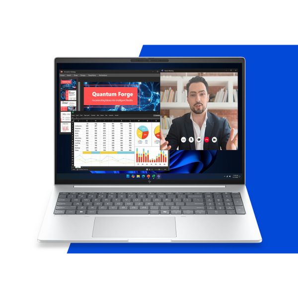 HP EB8G2i16AI U7 355 16 32GB/1T PC Intel U7 355- 16 2.5K AG LED UWVA-UMA- Webcam- 32GB LPDDR5X- 1.0TB SSD- be+BT- 8C Batt- FPS- W11 Pro 64NG PRM- 1yr Wrty EB Copilot+ PC Intel Core Ultra 7 Laptop 40,6 cm (16") LPDDR5x-SDRAM 1 TB Wi-Fi 7 (802.11be) Windows