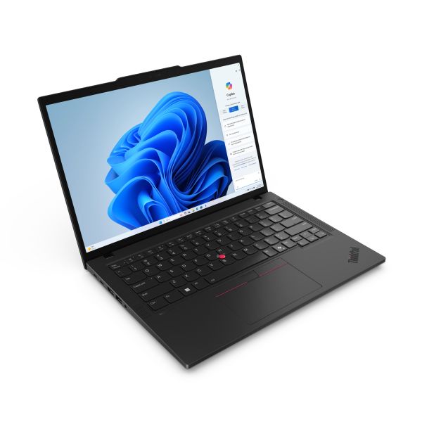 Lenovo ThinkPad T14 Gen 5 (Intel) Intel Core Ultra 7 155U Laptop 35,6 cm (14") WUXGA 64 GB DDR5-SDRAM 1 TB SSD Wi-Fi 6E (802.11ax) Windows 11 Pro Engels Zwart (21ML003TRI)