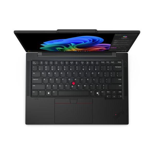 Lenovo ThinkPad T14s Gen 6 (Snapdragon) Copilot+ PC X1P-42-100 Laptop 35,6 cm (14") WUXGA 16 GB LPDDR5x-SDRAM 512 GB SSD Wi-Fi 7 (802.11be) Windows 11 Pro Hongaars Zwart (21N10026HV)