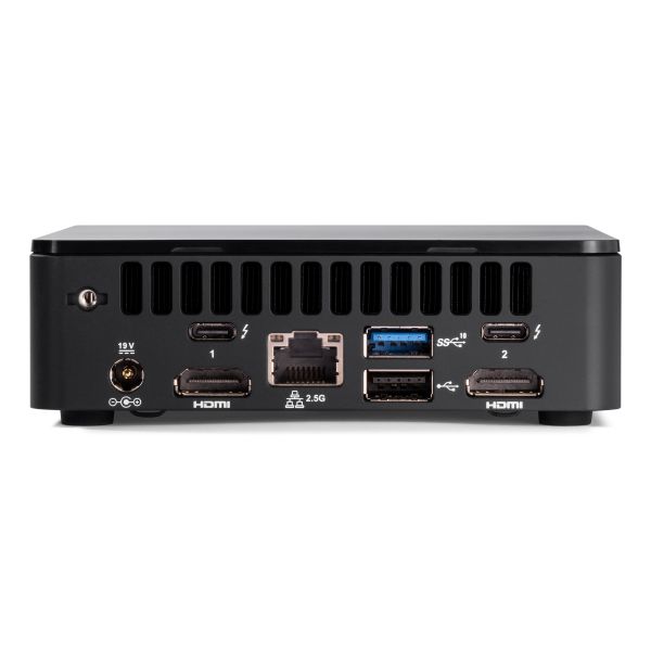 ASUS NUC 12 Pro Slim Kit RNUC12WSKI300002I UCFF Zwart i3-1220P (90AR00D1-M00030) ASUS NUC 12 Pro Slim Kit RNUC12WSKI300002I UCFF Zwart i3-1220P