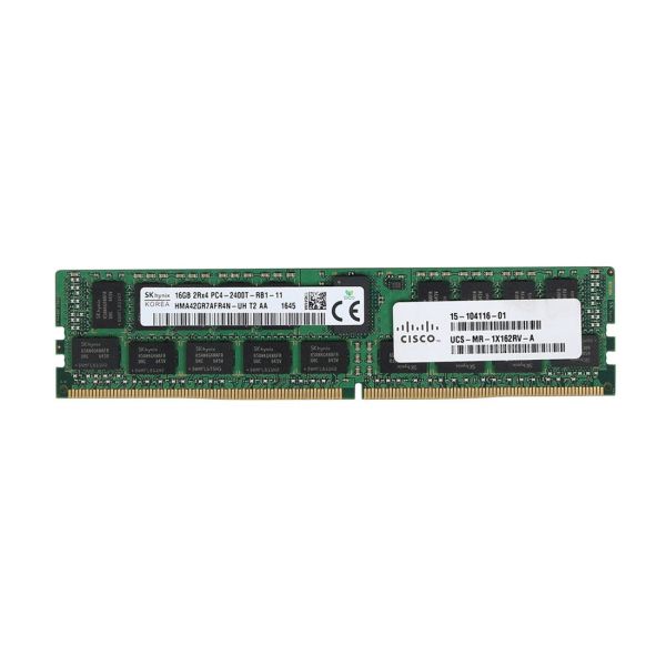 CISCO 16GB (1*16GB) 2RX4 PC4-19200T-R DDR4-2400MHZ RDIMM (UCS-MR-1X162RV-A)