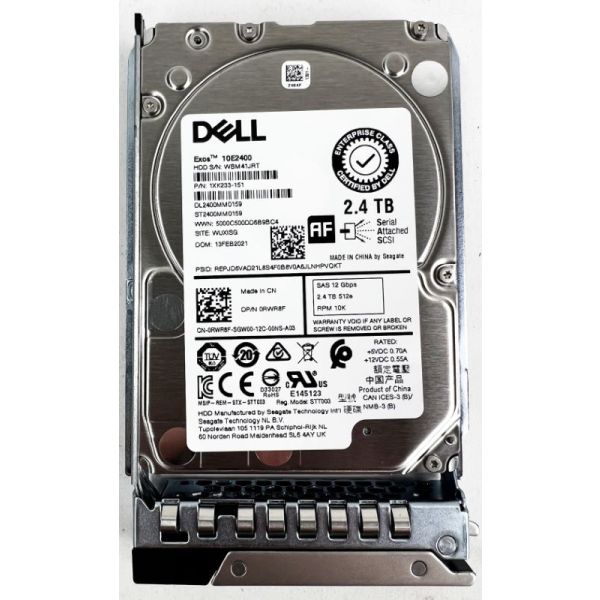 Dell 4TB 7.2K 3.5 SATA 6G 2RMX9 (2RMX9-RFB)