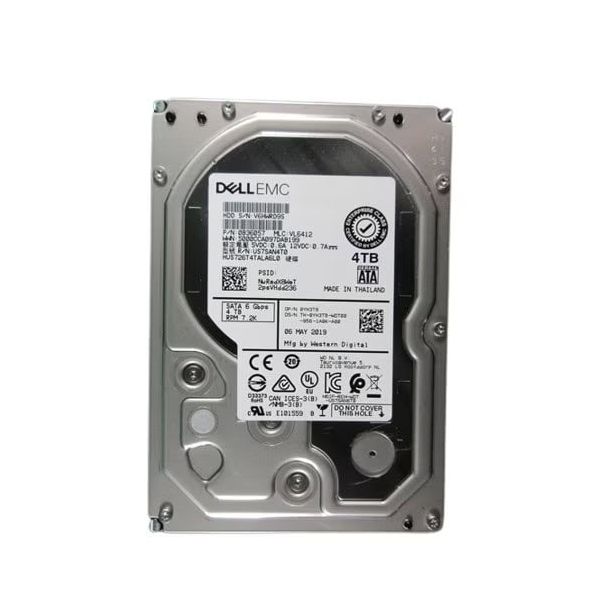 Dell 4TB 7.2K RPM SATA 6Gbps 512n Harde Schijf (400-AUUX-RFB)