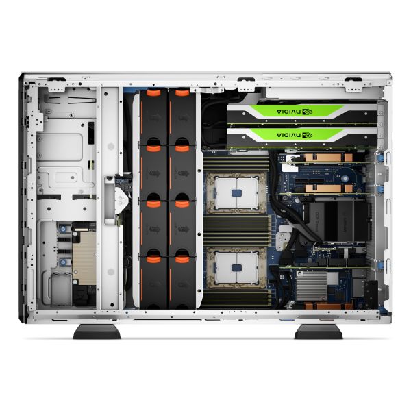DELL PowerEdge T550 server 480 GB Toren (5U) Intel® Xeon® Silver 4309Y 2,8 GHz 16 GB DDR4-SDRAM 800 W