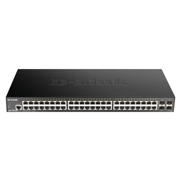 D-Link DGS-1250-52X netwerk-switch Managed L3 Gigabit Ethernet (10/100/1000) Zwart (DGS-1250-52X)