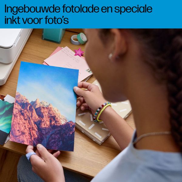 HP ENVY Inspire 7221e Draadloos All-in-One Kleur Printer, Instant Ink; Foto's printen (2H2N1B#686)