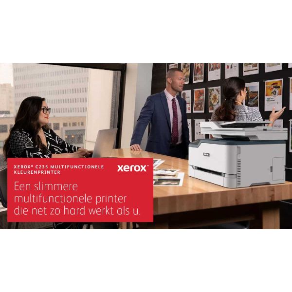 Xerox C235 A4 22ppm Wireless Duplex Copy/Print/Scan/Fax PS3 PCL5e/6 ADF 2 Trays Total 251 Sheets (C235V_DNI)