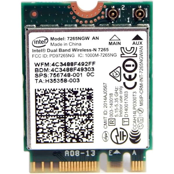 HPI Network Adapter- Intel Dual Band Wireless 7265AN (756748-001)