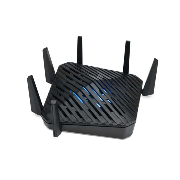 Acer Predator Connect W6 Wi Fi 6E draadloze router Gigabit Ethernet Tri-band (2,4 GHz / 5 GHz / 6 GHz) Zwart (FF.G22WW.001) Acer Predator Connect W6 Wi Fi 6E draadloze router Gigabit Ethernet Tri-band (2,4 GHz / 5 GHz / 6 GHz) Zwart (FF.G22WW.001)