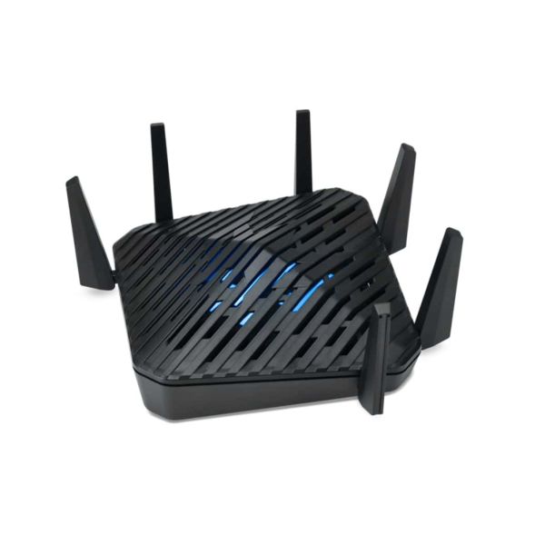 Acer Predator Connect W6 Wi Fi 6E draadloze router Gigabit Ethernet Tri-band (2,4 GHz / 5 GHz / 6 GHz) Zwart (FF.G22WW.001)