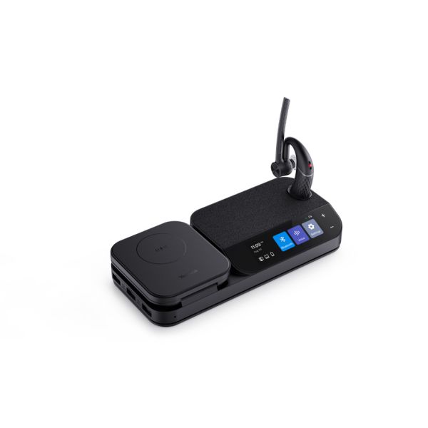 Yealink BH71-WORKSTATION hoofdtelefoon/headset Draadloos In-ear Kantoor/callcenter Bluetooth Oplaadhouder Zwart (1208653)