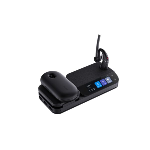 Yealink BH71-WORKSTATION-PRO hoofdtelefoon/headset Draadloos In-ear Kantoor/callcenter Bluetooth Oplaadhouder Zwart (1208654)
