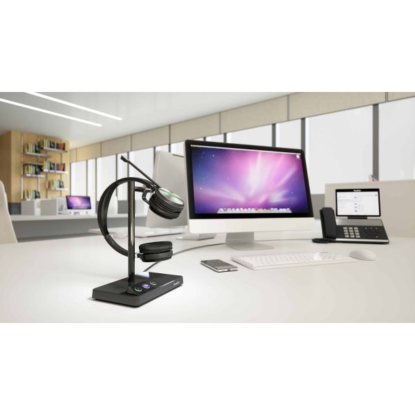 Yealink WH62 DECT Draadloze Headset DUAL TEAMS (1308001)