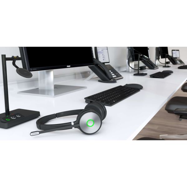 Yealink WH62 DECT Draadloze Headset DUAL TEAMS (1308001)