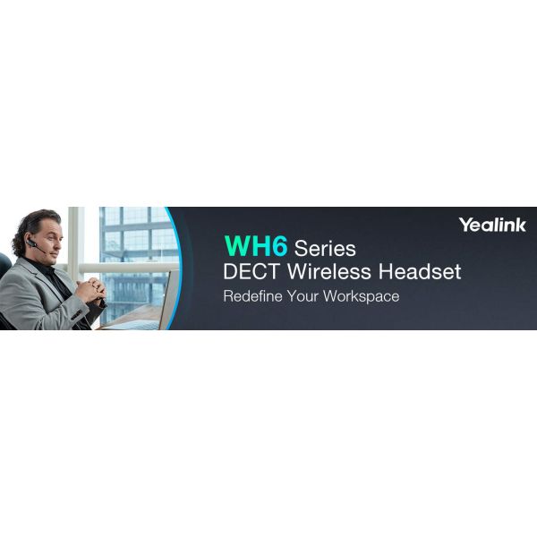 Yealink WH66 DECT Draadloze Headset MONO TEAMS (1308002)