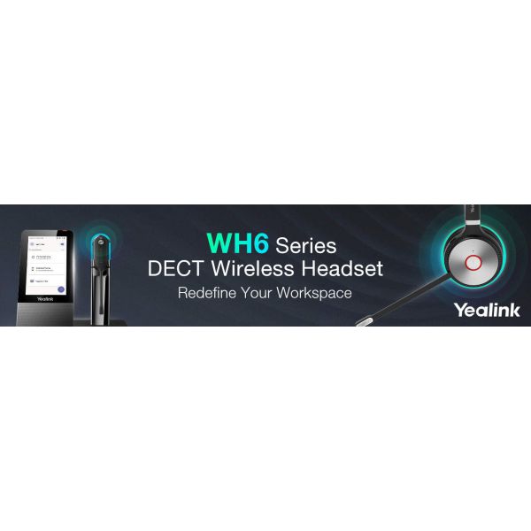 Yealink WH66 DECT Draadloze Headset DUAL TEAMS (1308003)