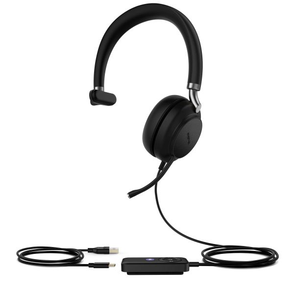 Yealink UH38 Mono Teams Headset Bedraad en draadloos Hoofdband Kantoor/callcenter Bluetooth Zwart (1308045)