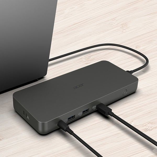 Acer D501 Docking USB 3.2 Gen 1 (3.1 Gen 1) Type-C Grijs (GP.DCK11.00F)