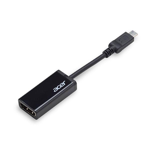 Acer HP.DSCAB.007 tussenstuk voor kabels USB Type-C HDMI Zwart (HP.DSCAB.007)