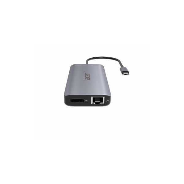 Acer 12-in-1 Type-C Dongle Bedraad USB 3.2 Gen 1 (3.1 Gen 1) Type-C Zilver (HP.DSCAB.009)