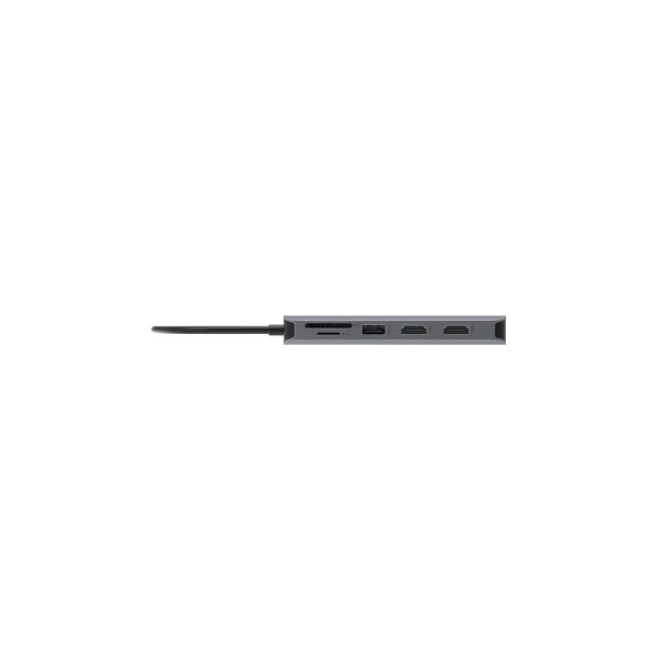 Acer 12-in-1 Type-C Dongle Bedraad USB 3.2 Gen 1 (3.1 Gen 1) Type-C Zilver (HP.DSCAB.009)