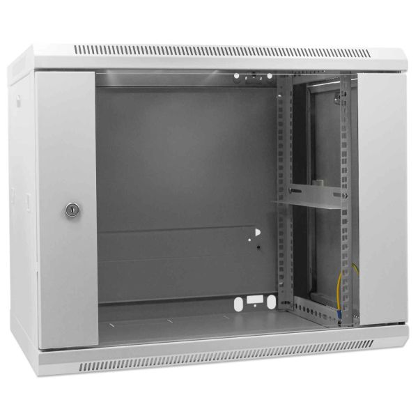 Intellinet 711821 rack 9U Wandrek Grijs (711821) Intellinet 711821 rack 9U Wandrek Grijs (711821)