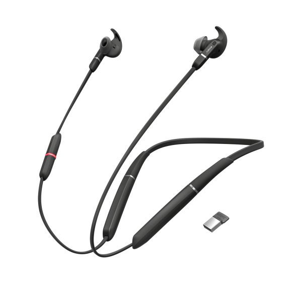 Jabra Evolve 65e Headset Draadloos Neckband Kantoor/callcenter Micro-USB Bluetooth Zwart (6599-623-109) Jabra Evolve 65e Headset Draadloos Neckband Kantoor/callcenter Micro-USB Bluetooth Zwart