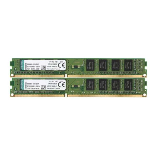 Kingston ValueRAM - DDR3 - kit - 8 GB 2 x 4 GB (KVR16N11S8K2/8)