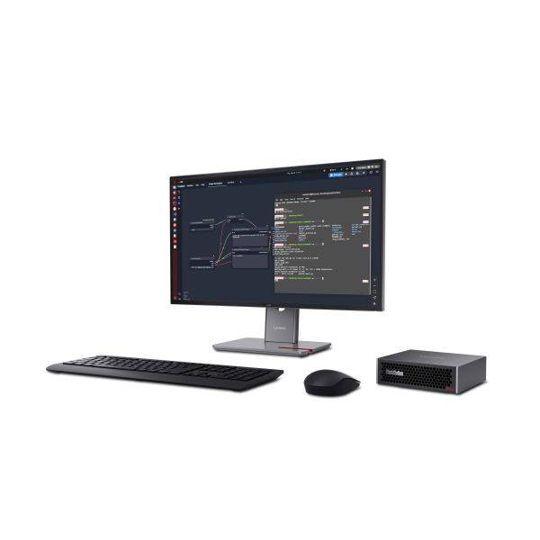 Lenovo ThinkStation PGX GB10 128 GB LPDDR5x-SDRAM 1 TB SSD DGX OS Mini Tower Mini PC Zwart (30KL0004FC)