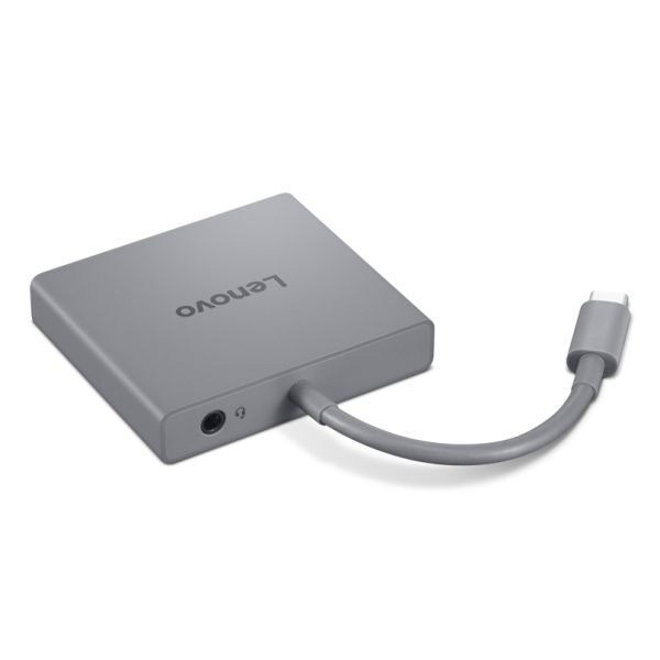 Lenovo GX91R64790 laptop dock & poortreplicator Bedraad USB 3.2 Gen 1 (3.1 Gen 1) Type-C Grijs (GX91R64790)