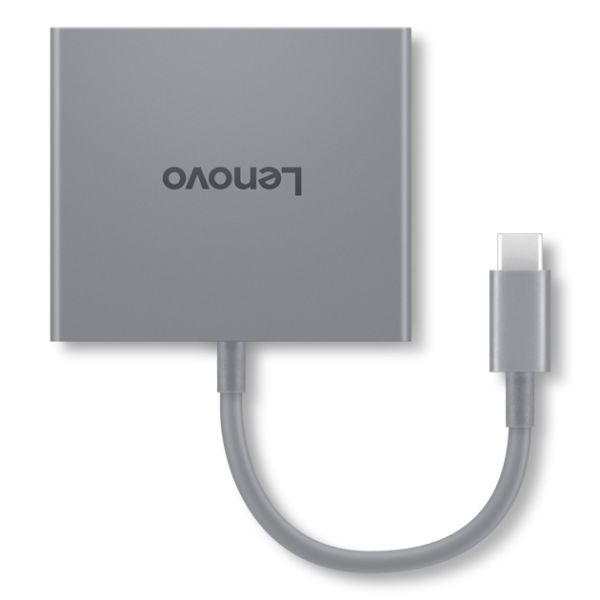 Lenovo GX91R64790 laptop dock & poortreplicator Bedraad USB 3.2 Gen 1 (3.1 Gen 1) Type-C Grijs (GX91R64790)