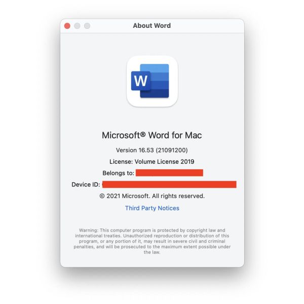 Microsoft Word voor (D48-00620)