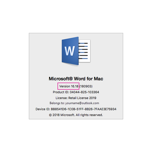 Microsoft Word voor Mac - Licentie (D48-01322)