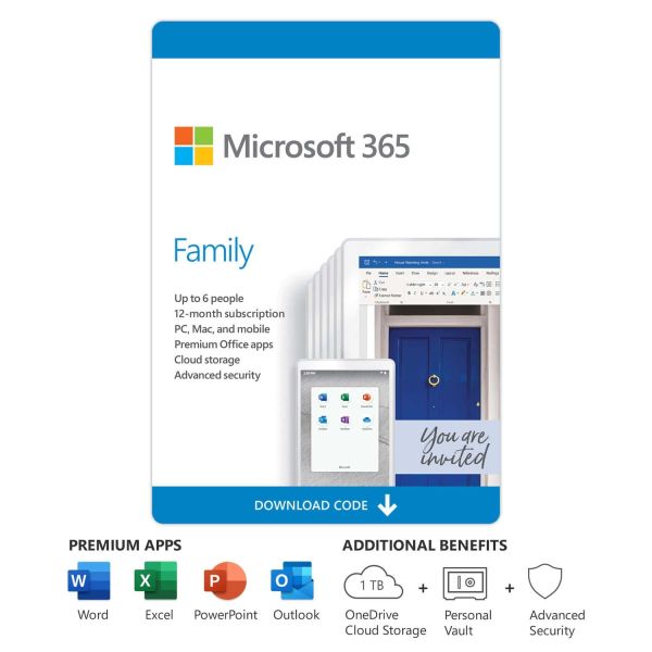 Microsoft® M365 Family Swedish 1YR (EP2-32398)