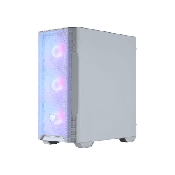 MSI MAG Forge M100R Micro Tower Transparant, Wit (MAG FORGE M100R WHITE)