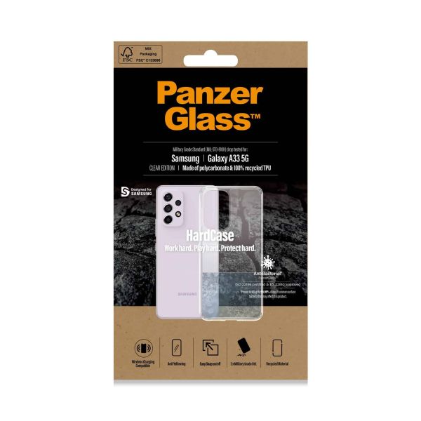 PanzerGlass® HardCase Schutzhülle für Samsung Galaxy A33 5G (Transparent) (0386)