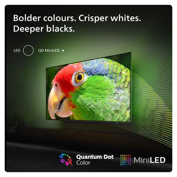Philips 75PML9009/12 tv 190,5 cm (75") 4K Ultra HD Smart TV Wifi Zwart 1000 cd/m² (75PML9009/12)