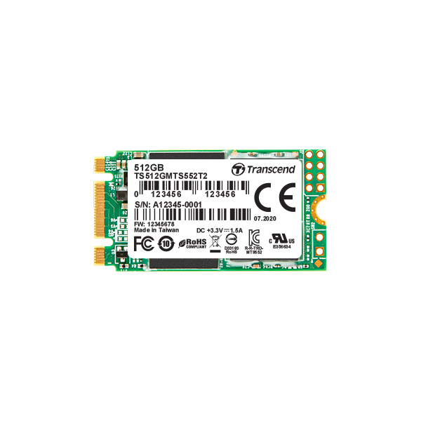 Transcend MTS552T2 128GB M.2 2242 (TS128GMTS552T2)