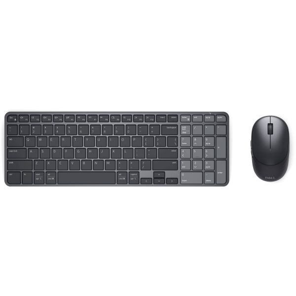 DELL Pro 7 KM746 toetsenbord Inclusief muis Universeel RF-draadloos + Bluetooth QWERTY US International Grafiet (KM746-BLK-INT)