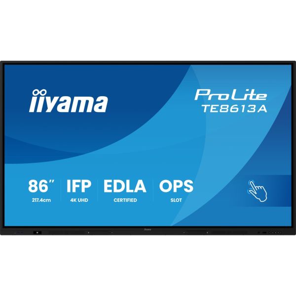 Iiyama 86 inch 4K UHD Interactive Display 40-Points Touch (TE8613A-B3AG)