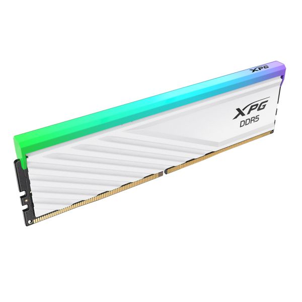 XPG LANCER BLADE RGB DDR5 geheugenmodule 16 GB 1 x 16 GB 6000 MT/s 288-pin DIMM (AX5U6000C3016G-SLABRWH) XPG LANCER BLADE RGB DDR5 geheugenmodule 16 GB 1 x 16 GB 6000 MT/s 288-pin DIMM