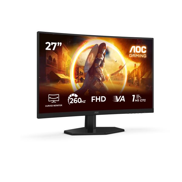 AOC G4 C27G42ZE computer monitor 68,6 cm (27") 1920 x 1080 Pixels Full HD LCD Zwart, Rood (C27G42ZE) AOC G4 C27G42ZE computer monitor 68,6 cm (27") 1920 x 1080 Pixels Full HD LCD Zwart, Rood (C27G42ZE)