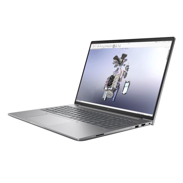 HP Zbook X ZBXG1i16 U7 265H 16 32GB/1T PC Intel Intel Core Ultra 7 265HX Mobiel werkstation 40,6 cm (16") 2.5K DDR5-SDRAM 1 TB SSD NVIDIA RTX PRO 2000 Blackwell Wi-Fi 7 (802.11be) Windows 11 Pro AI Workstation, AI PC Zilver (C4DC1EA#ABH)