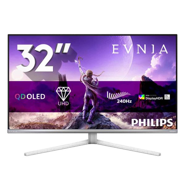 Philips 32M2N8900P/00 computer monitor 80 cm (31.5") 3840 x 2160 Pixels Wit (32M2N8900P/00)